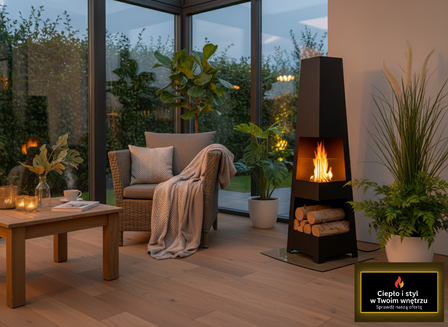Biokominek na tarasie – ciepło w otwartej przestrzeni