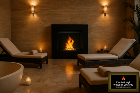 Biokominek w strefie SPA – luksus, relaks i energia ognia