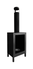 Biokominek wolnostojący Kozen czarny mat
