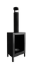 Biokominek wolnostojący Kozen czarny mat