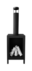 Biokominek wolnostojący Kozen czarny mat