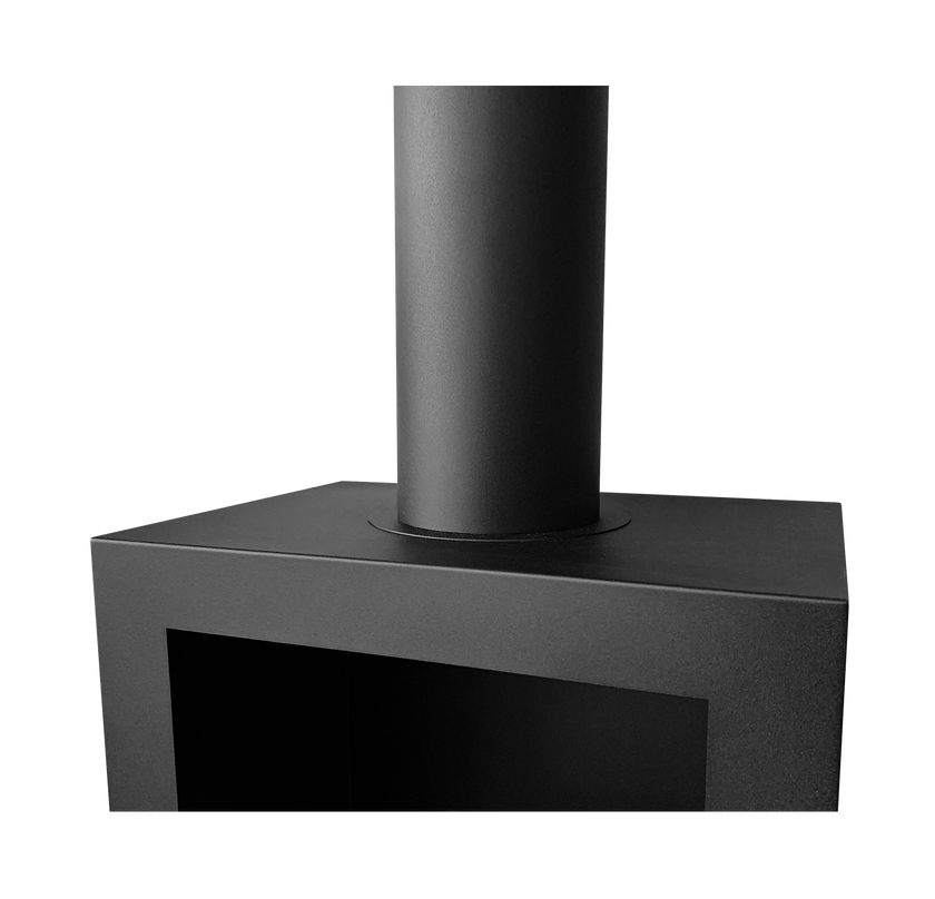 Biokominek wolnostojący Kozen czarny mat