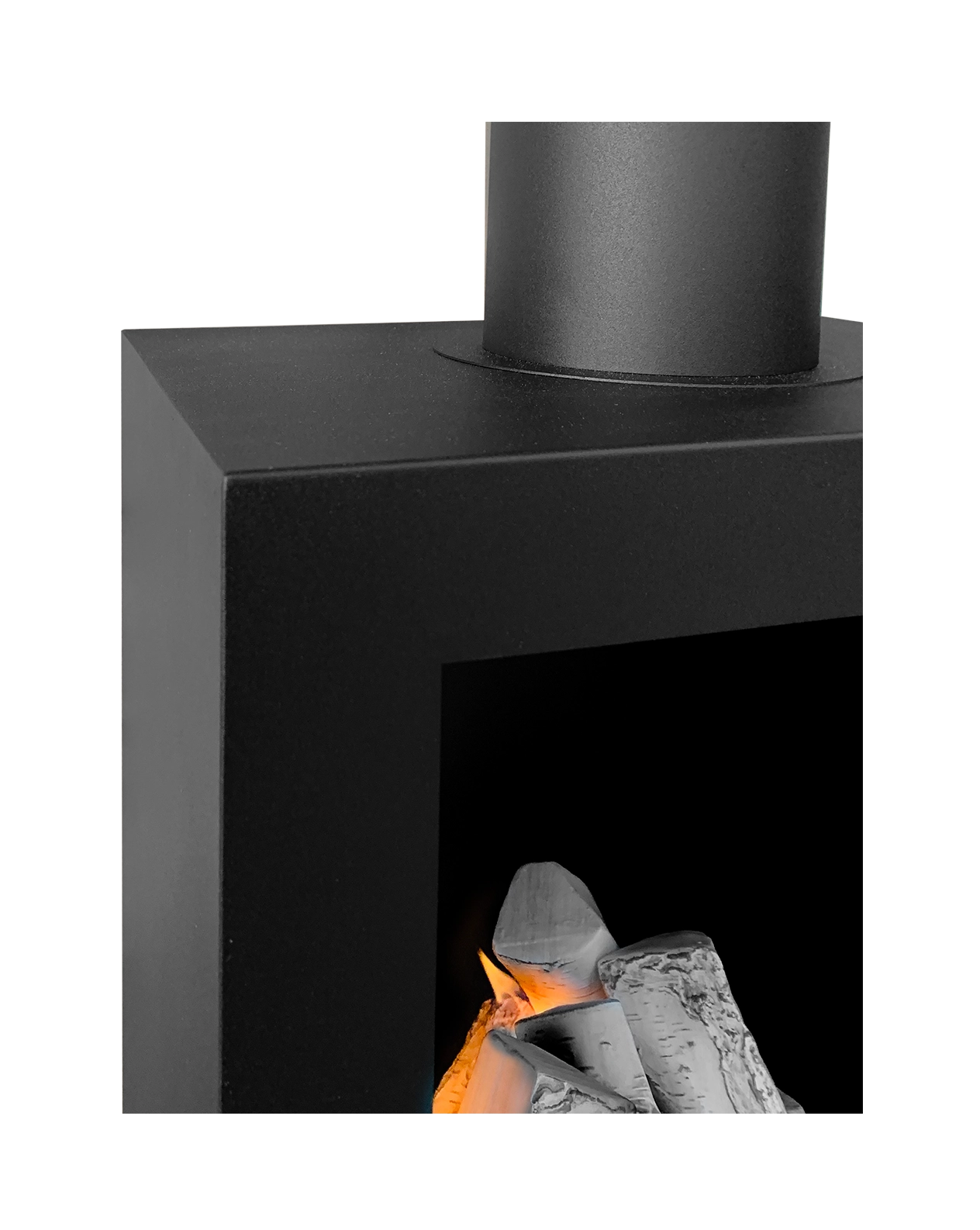 Biokominek wolnostojący Kozen czarny mat