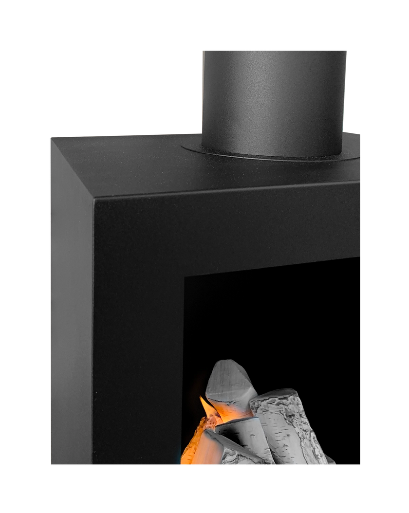 Biokominek wolnostojący Kozen czarny mat