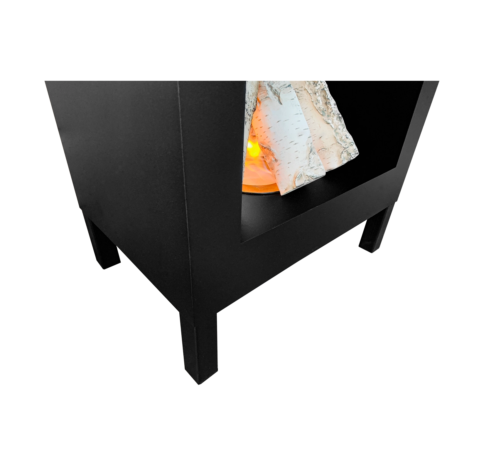 Biokominek wolnostojący Kozen czarny mat