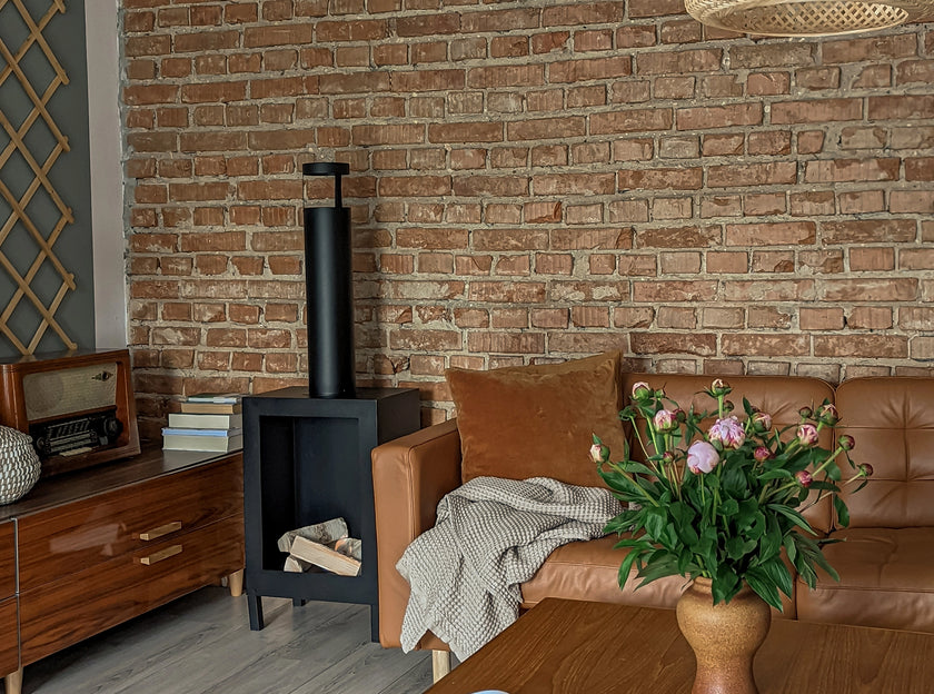 Biokominek wolnostojący Kozen czarny mat