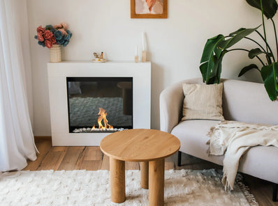 Biokominek portalowy Asne biały mat