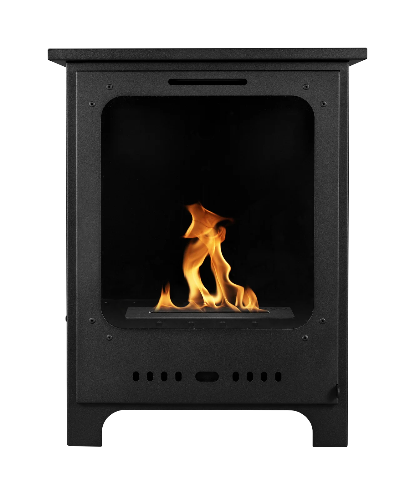 Biokominek wolnostojący Koza Mini czarny mat z szybą