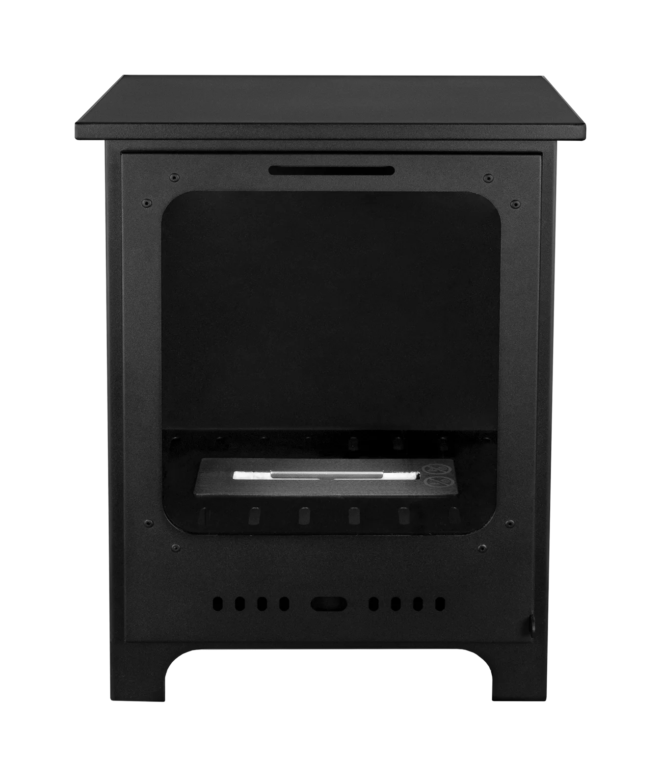 Biokominek wolnostojący Koza Mini czarny mat z szybą