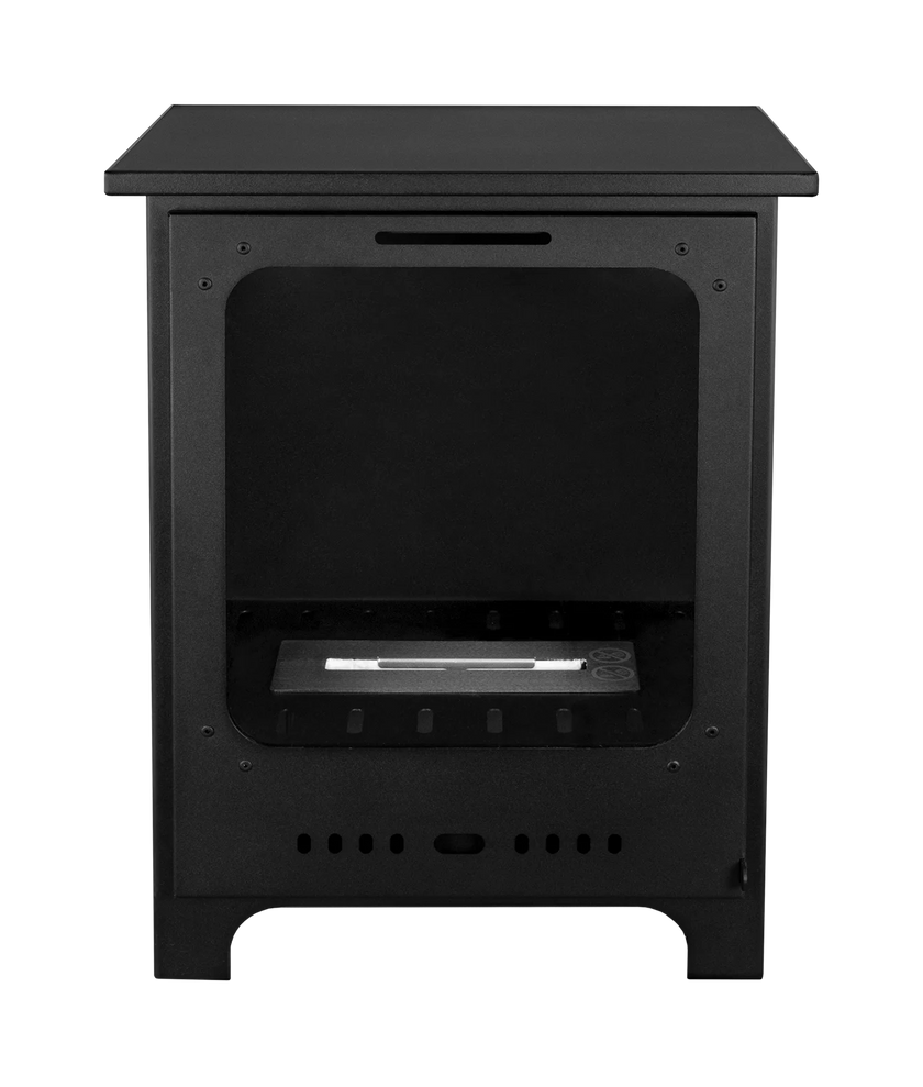 Biokominek wolnostojący Koza Mini czarny mat z szybą