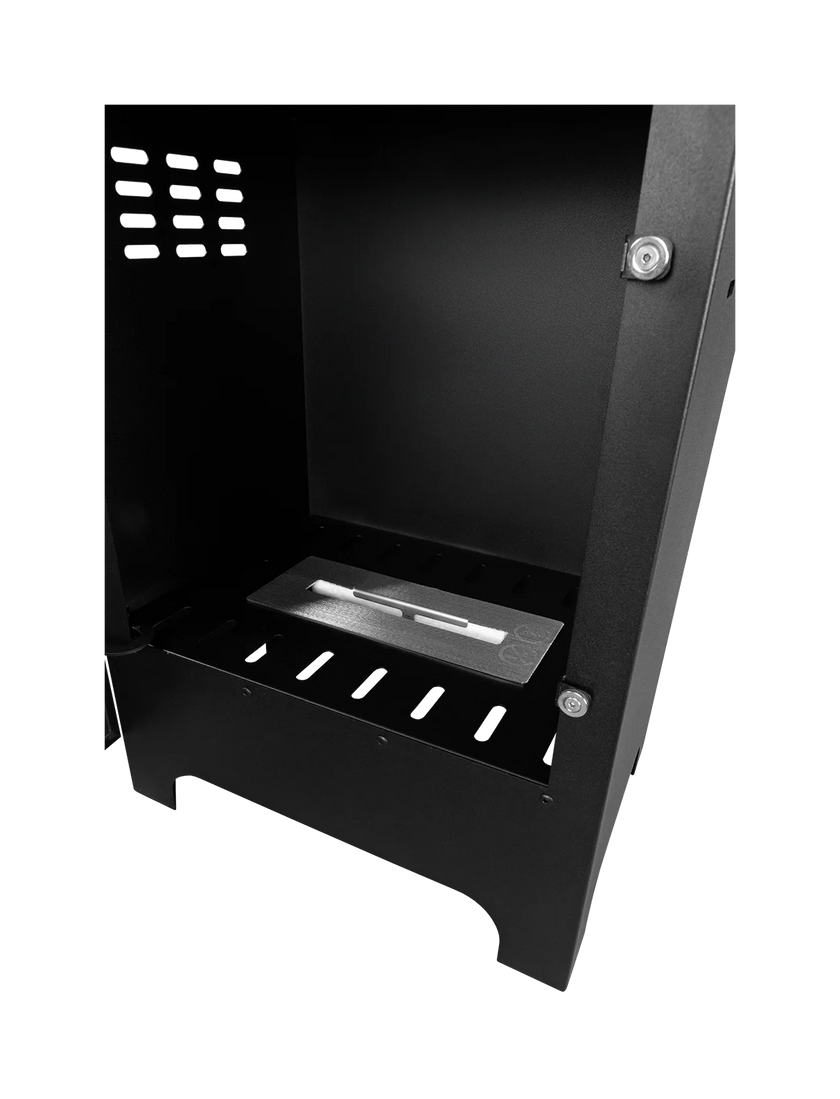 Biokominek wolnostojący Koza Mini czarny mat z szybą