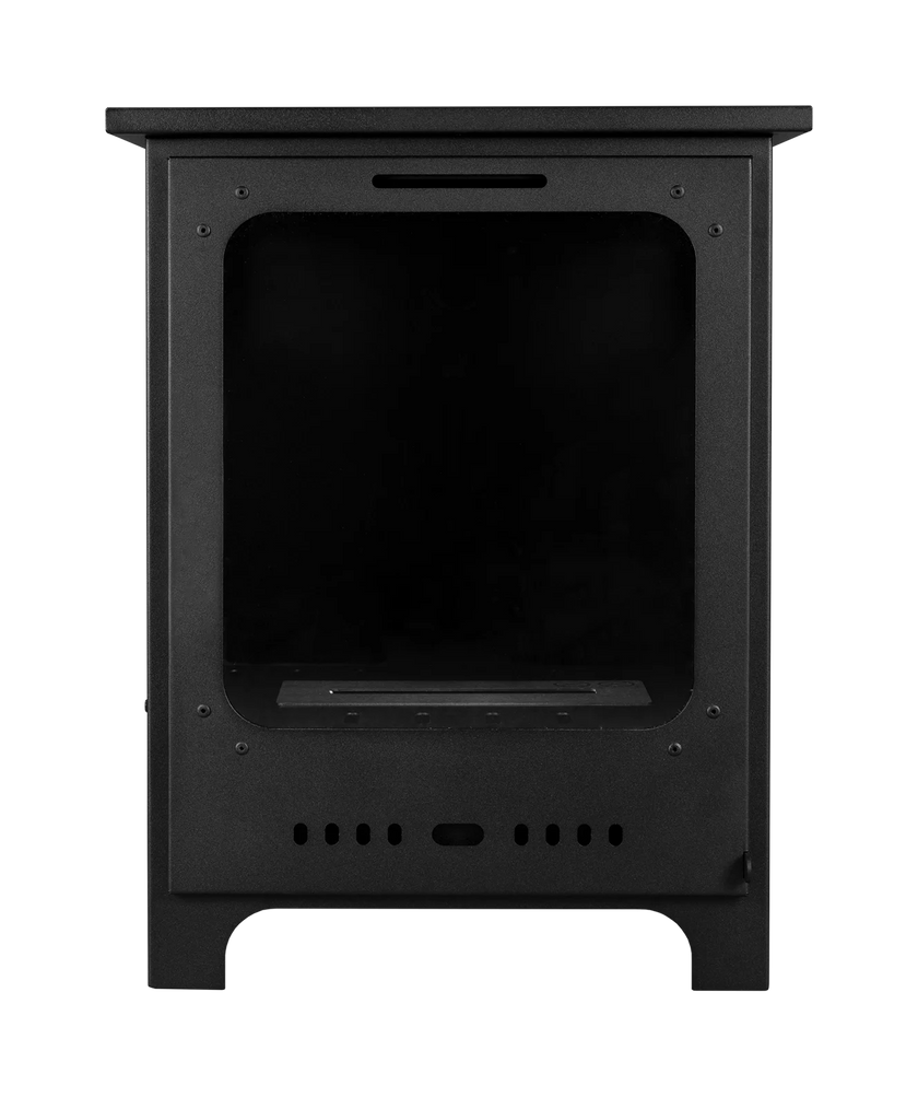 Biokominek wolnostojący Koza Mini czarny mat z szybą