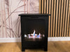 Biokominek wolnostojący Koza Mini czarny mat z szybą