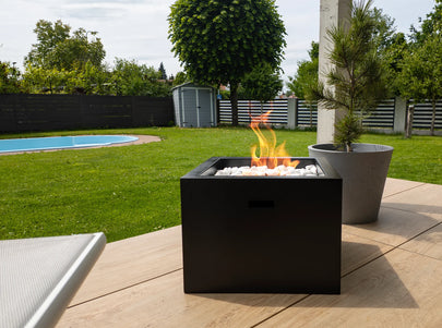 Biokominek wolnostojący Novium czarny strukturalny mat