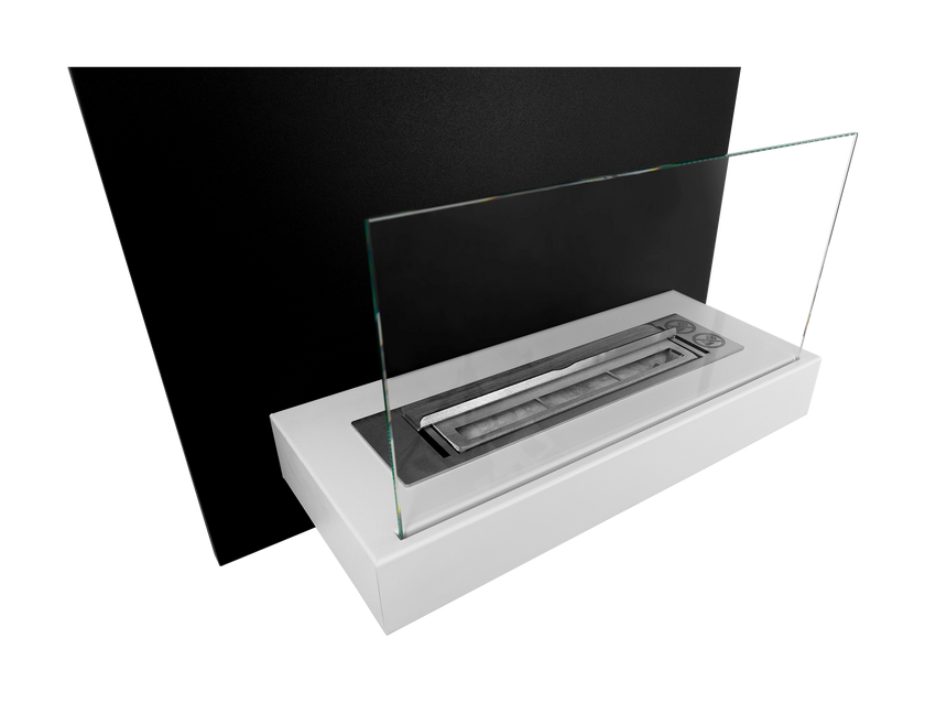 Biokominek wiszący BOARD czarno-biały