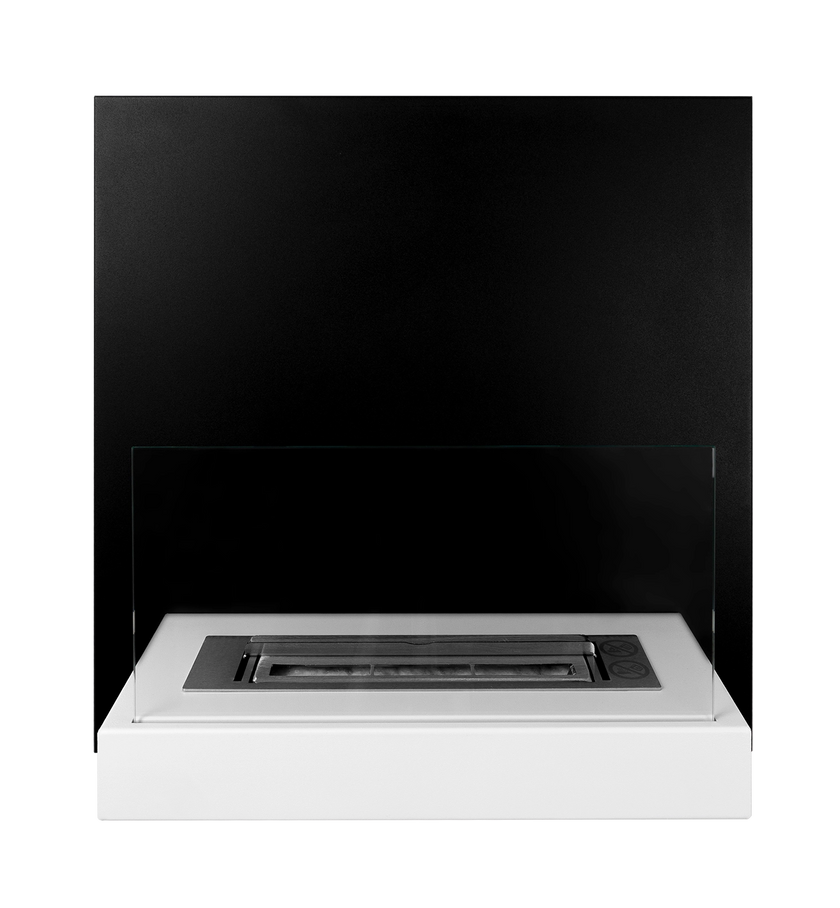 Biokominek wiszący BOARD czarno-biały