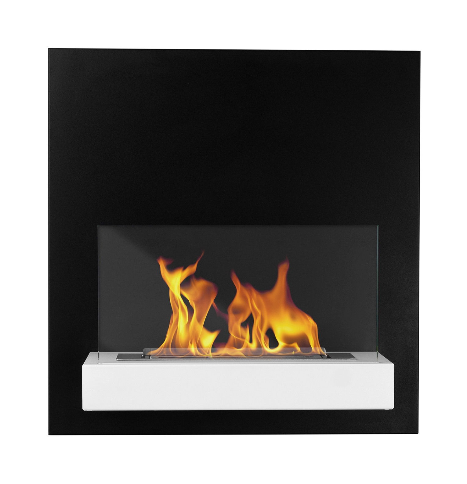 Biokominek wiszący BOARD czarno-biały