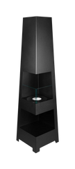 Biokominek wolnostojący Pyramid Garden czarny mat