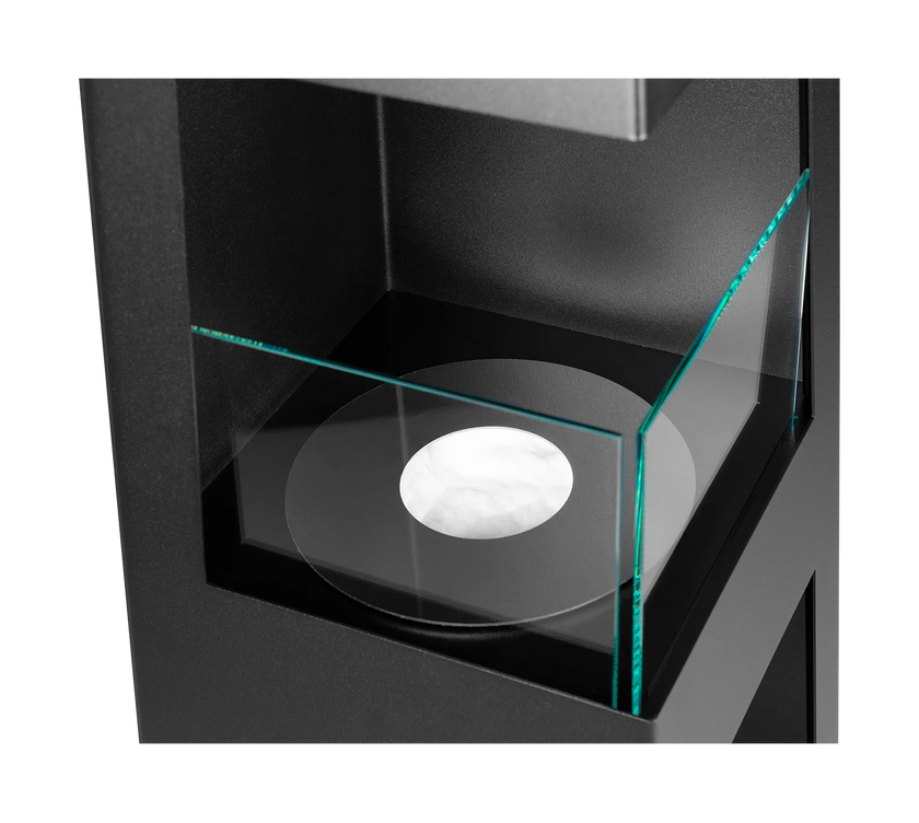 Biokominek wolnostojący Pyramid Garden czarny mat