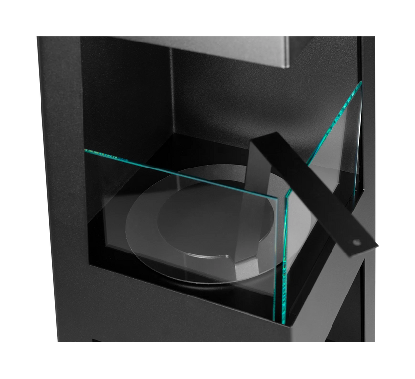 Biokominek wolnostojący Pyramid Garden czarny mat