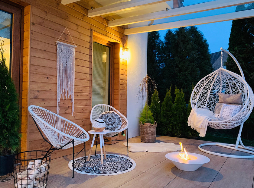 Biokominek wolnostojący Universe biały mat