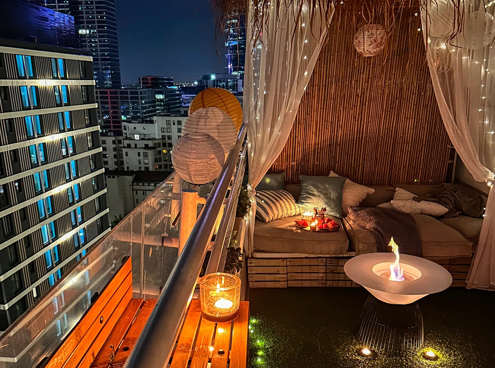 Biokominek wolnostojący Universe biały mat