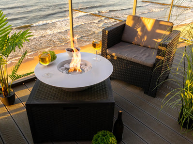 Biokominek wolnostojący Universe biały mat