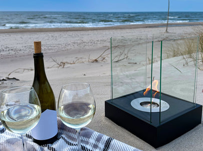 Biokominek wolnostojący Sunset Garden Mini czarny strukturalny