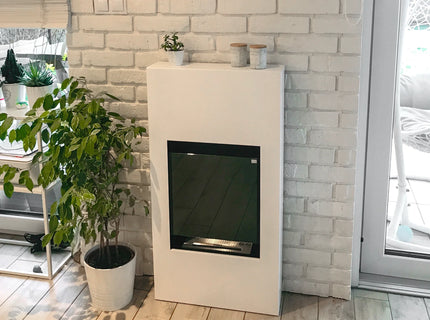 Biokominek portalowy Modern z szybą