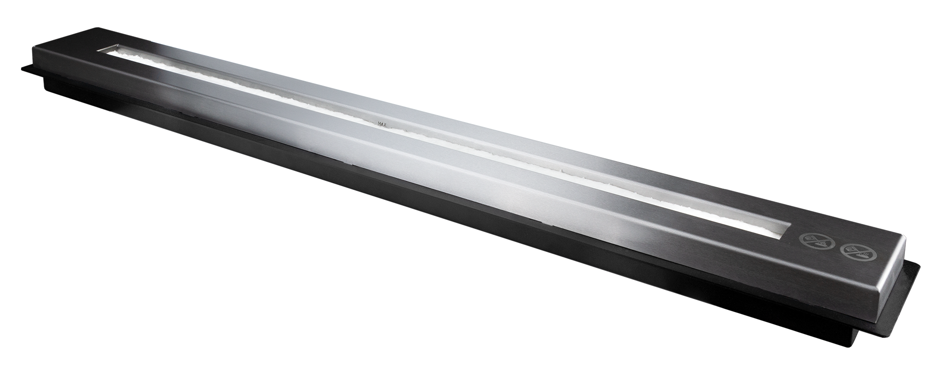 Biokominek do zabudowy Wkład Liniowy Palnik 900 (czarny mat)