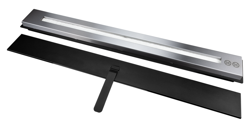 Biokominek do zabudowy Wkład Liniowy Palnik 900 (czarny mat)