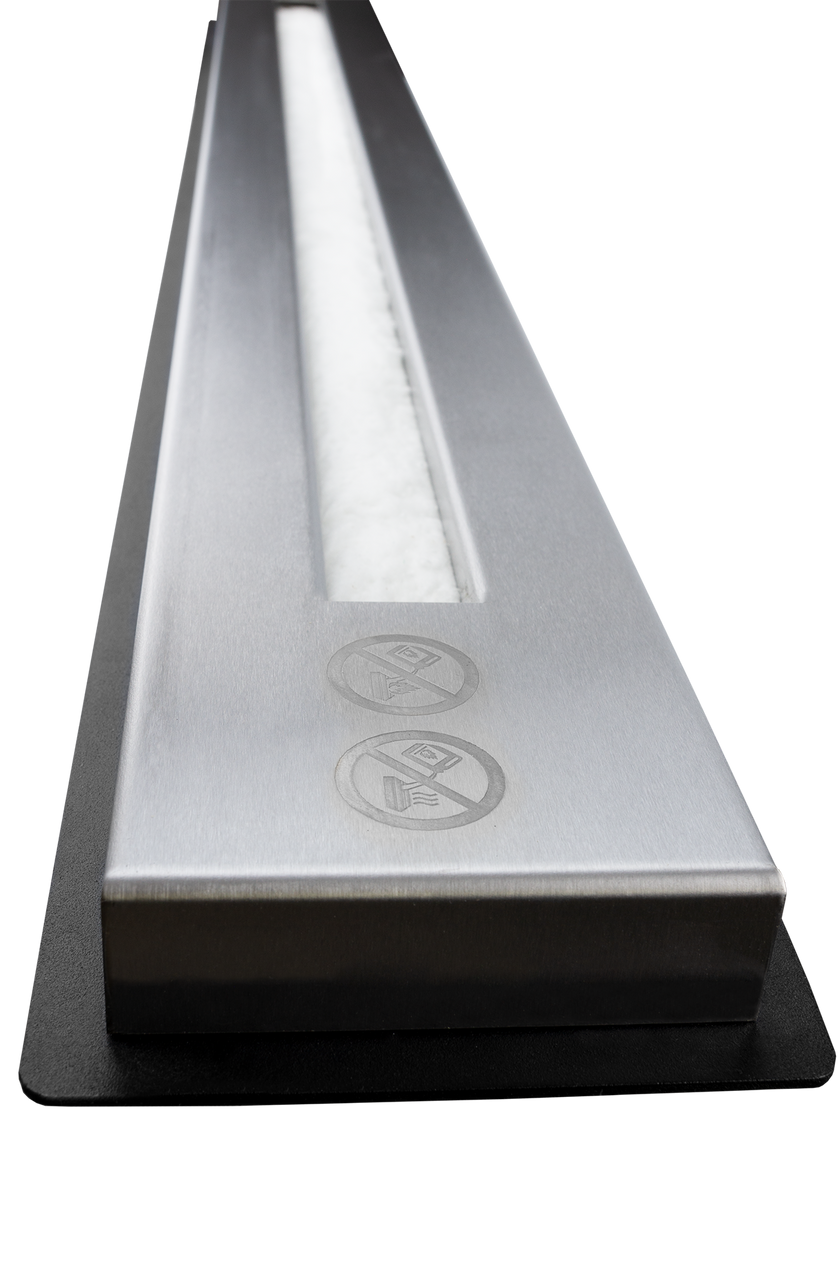 Biokominek do zabudowy Wkład Liniowy Palnik 900 (czarny mat)