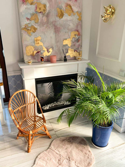 Biokominek Koloseum Portalowy Pula z szybą